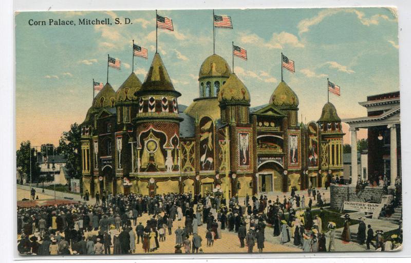 Corn Palace Mitchell South Dakota 1912 postcard