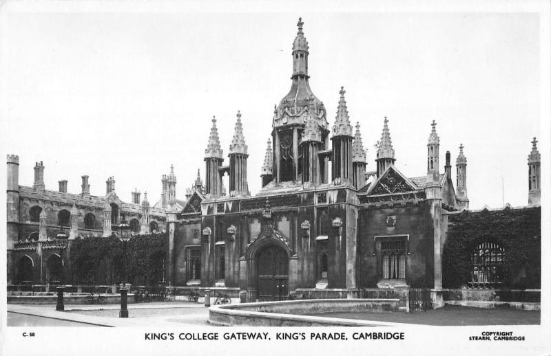 uk39404 kings college gateway kings parade cambridge real photo uk lot 22 uk