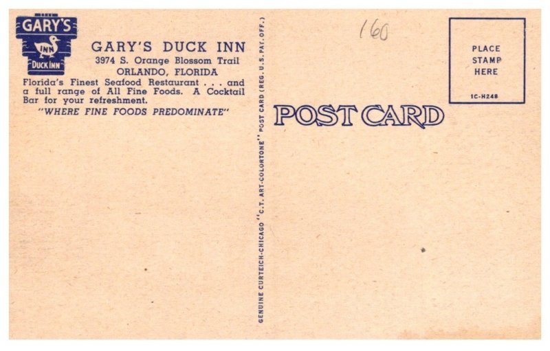 Florida  Orlando , Gary's Duck inn