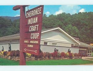 Unused Pre-1980 NATIVE INDIAN CRAFTS GIFT SHOP Cherokee NC hp0746@