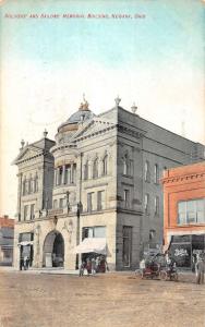 Newark Ohio Soldiers And Sailors Memorial Bldg Antique Postcard K85000