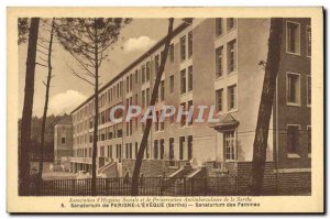 Old Postcard Sanatorium Sanatorium Parigne women