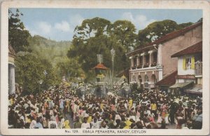 Postcard No 128 Esala Perahera Kandy Ceylon