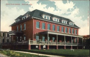 Ashland Wisconsin WI Elk's Club House c1910 Vintage Postcard