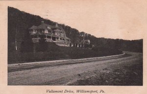 Postcard Vallamont Drive Williamsport PA