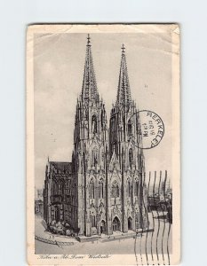 Postcard Westseite, Dom, Cologne, Germany