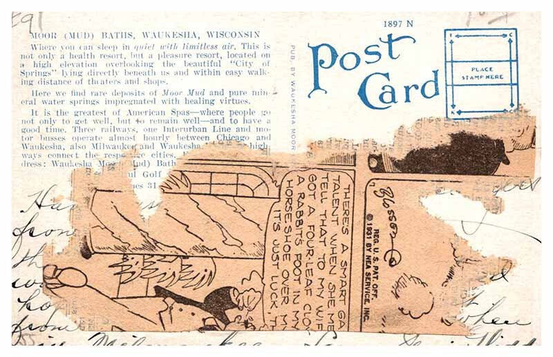 Postcard BUILDING SCENE Waukesha Wisconsin WI AQ7267