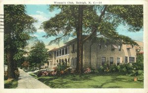 North Carolina Raleigh Women's Club roadside Kropp 1925 Postcard 22-7422