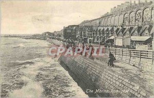 Old Postcard The Marina Ramsgate