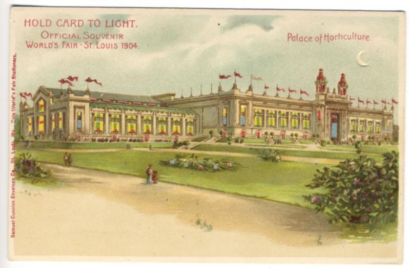 Palace of Horticulture H-T-L St Louis Worlds Fair Exposition Postcard