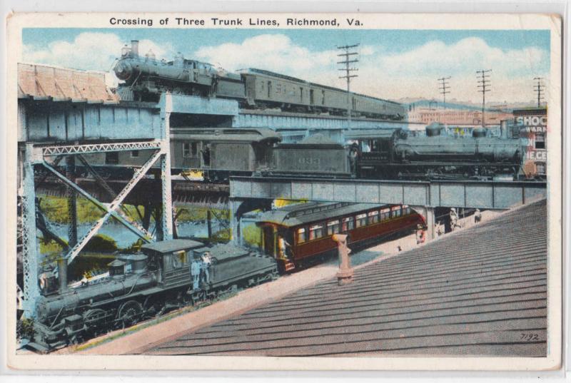 Crossing of Three Trunk Lines, Richmond VA