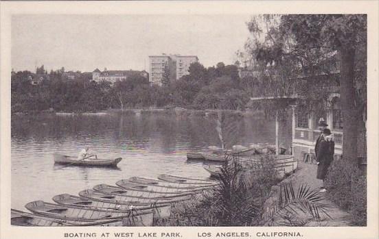 California Los Angeles Boating At West Lake Park