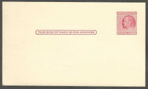 United States UX38  Unused  PC