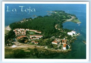 La Toja Pontevedra Vista aerea SPAIN 4x6 Postcard