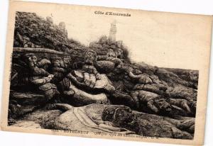 CPA ROTHÉNEUF-Quelques types des Rochers sculptés (265336)