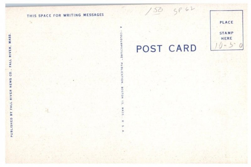 Notre Dame Cathedral Fall River Massachusetts Postcard