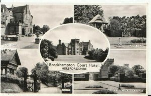 Herefordshire Postcard - Brockhampton Court Hotel - Ref 4589A