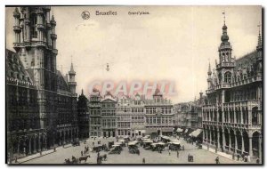 Old Postcard Belgium Brussels Grand Place