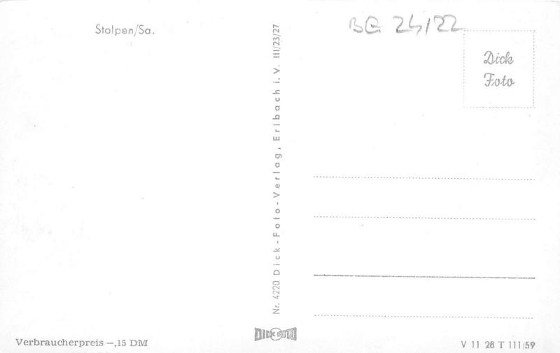 BG24122 stolpen sa   germany  CPSM 14x9cm