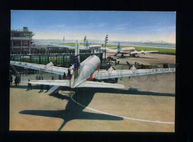 164931 Japan TOKYO Airport Air Port old photo postcard