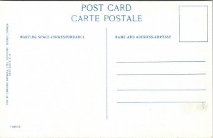 St Jouis Gate Quebec Canada Porte Linen Postcard VTG UNP Unused Carte Postale 