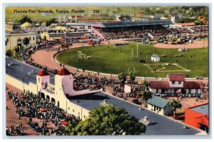 c1930's Bird's Eye View Of Florida Fair Grounds Tampa FL Vintage Postcard