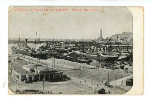 Italy- Genova (Genoa). Frederico Guglielmo Bridge, Maritime Station