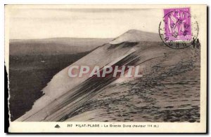 Postcard Old Beach Pilat The Great Dune height 114m
