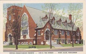 Wisconsin West Allis United Presbyterian Church Curteich