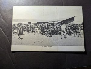 Mint British East Africa RPPC Postcard Kisumu Market Kenya