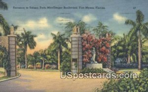 Edison Park, MacGregor Boulevard - Fort Myers, Florida FL  