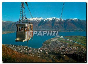 Postcard Modern Funivia Locarno Locarno Cardada