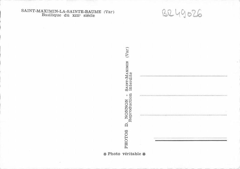 BR49026 Saint maximin la sainte Baume basilique       France