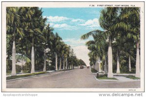 First Street Fort Myers Florida Curteich
