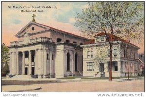 Indiana Richmond St Marys Church And Residence
