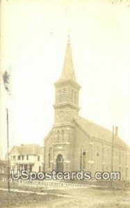 St Mary's Catholic Church Real Photo - Richland Center, Wisconsin WI  