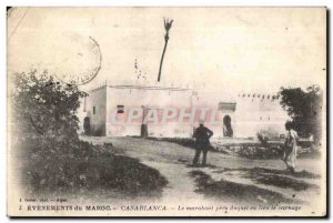 Old Postcard of Morocco Events Morocco Casablanca marabout which occurred nea...