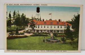 Quebec Canadan LE Lent House Montmorency Royal Residency of Duke  Postcard A8