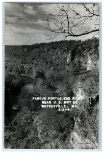 c1940's Portuguese Point Near US Hwy 66 Waynesboro MO RPPC Photo Postcard