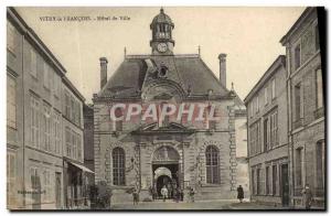 Old Postcard Vitry Le Francois Hotel De Ville