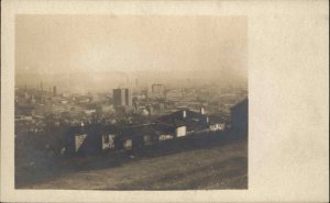 Possibly Chattanooga TN Birdseye View From Cameron Hill Real Photo Postcard