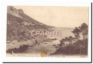 L & # 39esterel Old Postcard cove of small Caneiret