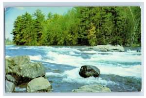 Vintage Greetings From Perrault Falls Ontario Canada Postcard P135E