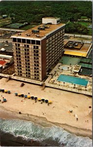 VINTAGE POSTCARD THE NEW CAVALIER HOTEL LOCATED OCEANFRONT AT VIRGINIA BEACH