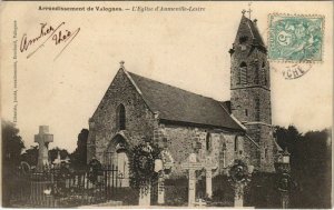 CPA Arr. de VALOGNES l'Église d'Aumeville Lestre (152777)