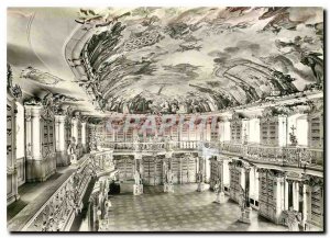 Postcard Modern Frueheres Praemonstratenserkloster Biblioheksaal Bad Schussen...