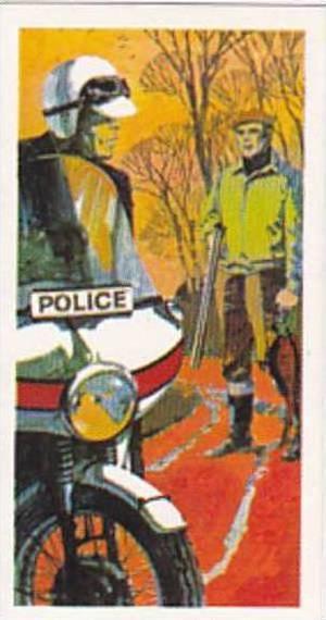 Brook Bond Tea Vintage Trade Card Police File 1977 No 6 Poacher