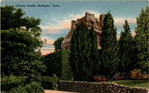 Gillette Castle, Hadlyme, Conn, William Gillette, Sherlock Holmes, Postcard