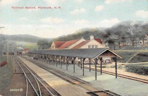 Plymouth New Hampshire Railroad Station Vintage Postcard AA2410