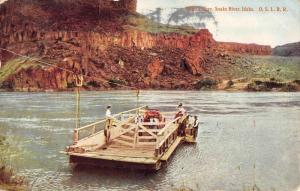 Snake River Idaho Glenns Ferry Waterfront Antique Postcard K84023
